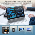 8 Channel Streaming Audio Mixer, Sound Board Mixing Console - Image 3