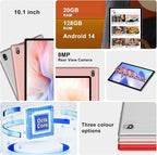 Android 14 Tablet 10 Inch Tablets, 20GB+128GB/1TB Expandable, Tablets - Image 2