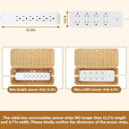 Cable Management Box, Handmade Imitation Rattan Cord Cable Organizer, Cable - Image 5