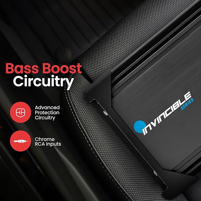 Pyle 1Channel 2000W Class D Car Audio System Amplifier, Advanced Protection - Image 5