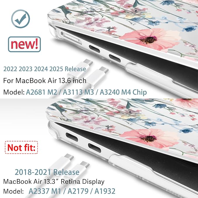 May Chen for MacBook Air 13.6 Inch Case 2025/2024/2023/2022 Release – Hard - Image 3