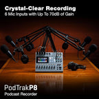 Zoom PodTrak P8 Podcast Recorder - Image 4