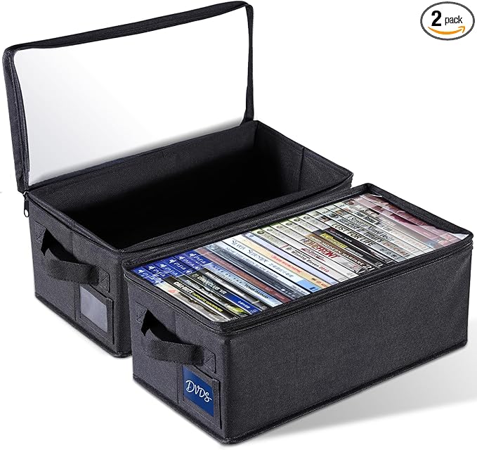 CCidea DVD Storage Box with Clear Window by CCidea