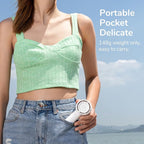 JISULIFE Mini Portable Fan-Bladeless Safe Design, Powerful Turbo Handheld Fan - Image 6