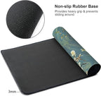 Almond Blossoms Large Mouse Pad, Gaming Keyboard Desk Pad, Extended Mouse Mat - Image 4