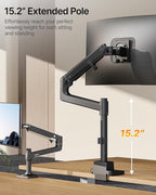 monTEK 17-57 Inch Ultrawide Monitor Arm - Image 4