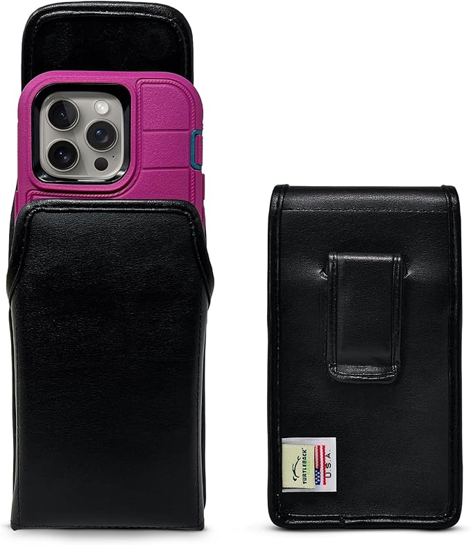 Turtleback Belt Holder for iPhone 16 Pro, 15 pro 14 Pro 13 Pro -Large- Fits by Turtleback