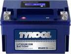 YTX12-BS High Performance LiFePO4 Lithium Motorcycle Battery, 12V 6Ah, Digital by TYKOOL
