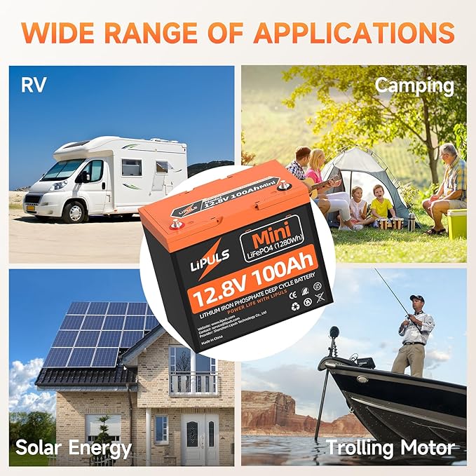 12V100Ah Mini LiFePO4 Lithium Battery, 100Ah Lithium Deep Cycle Battery - Image 7