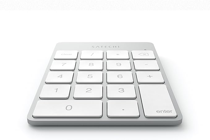 Satechi Slim Aluminum Bluetooth Keypad, Wireless Number Pad - Image 5
