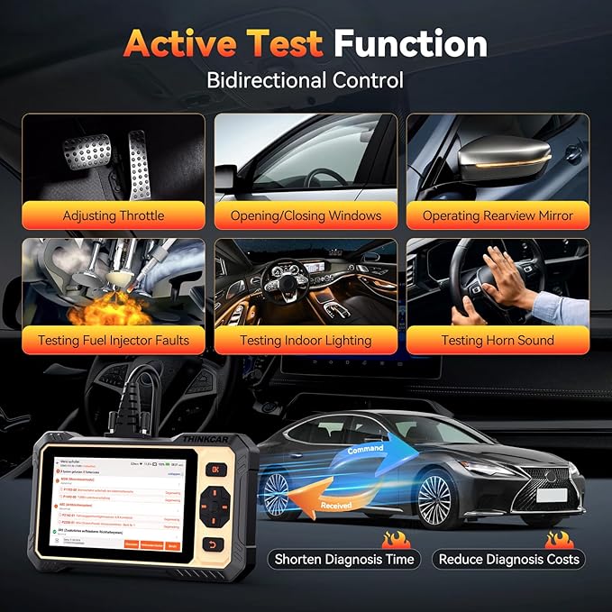 THINKCAR THINKSCAN 662 OBD2 Scanner, Car Diagnostic Tool - Image 2