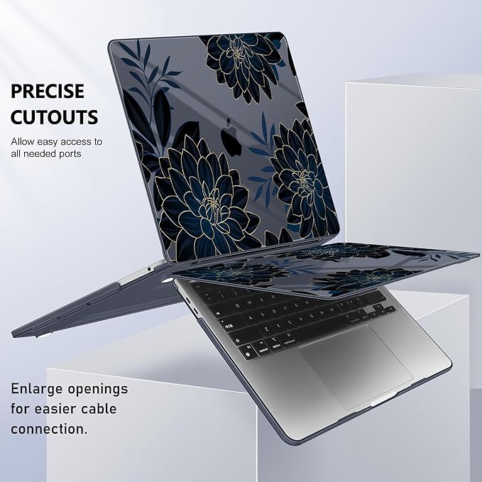Case for MacBook Pro 13 inch with/Without Touch Bar, Hard Shell + Keyboard - Image 8