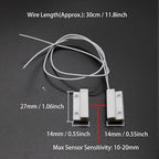 Magnetic Reed Switch NC Surface Mount Wired Door Window Contact Sensor - Image 2