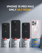 Miracase Magnetic for iPhone 15 Pro Max Case 6.7'' Full-Body Military Drop - Image 7