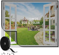 MAGZO Customized Window Screen, Screen Mesh Attachable and Detachable by MAGZO