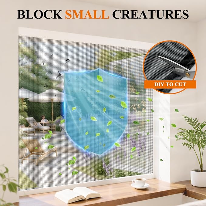 2PACK MAGZO Window&Door Screen Replacement Kit, - Image 4