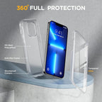 Miracase Glass Case for iPhone 13 Pro Max 6.7 inch, Upgrade Full-Body Clear - Image 3