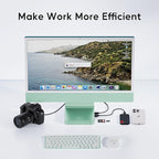 USB C HUB for iMac 24 inch 2021/2023/2024, USB Hub Adapter iMac Accessories for - Image 6