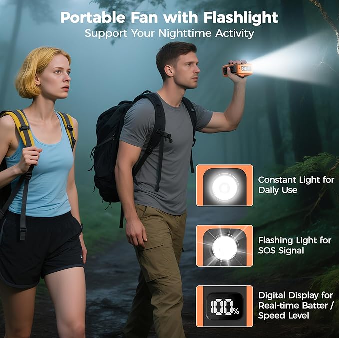 COMLIFE Portable Mini Waist Fan - Image 6