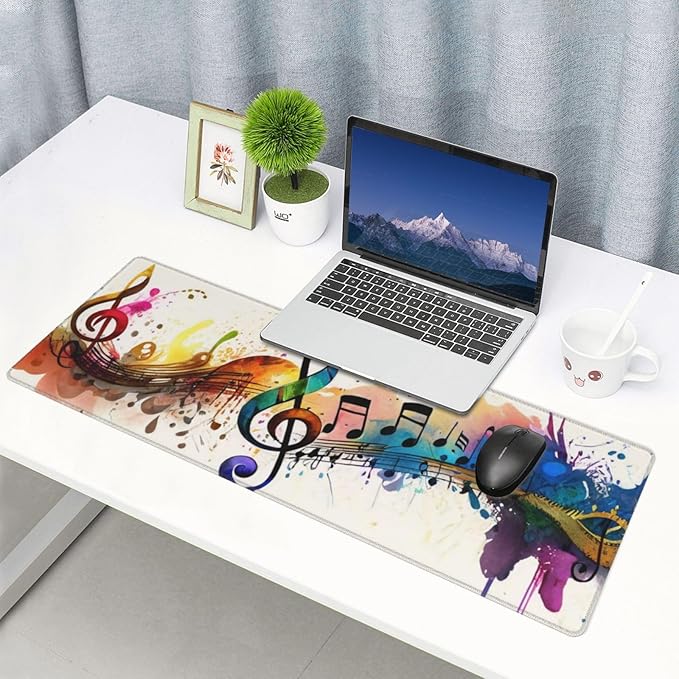 Gaming Mouse Pad, Large Non-Slip Rubber Base Mousepad, Keyboard Mouse Mat - Image 9