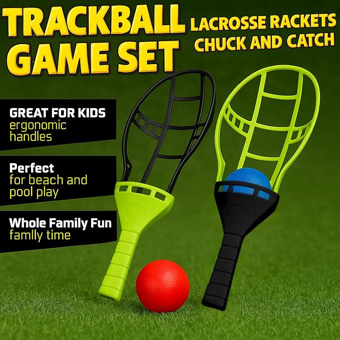 Liberty Imports Trackball Sport Chuck and Catch Ball - Image 4