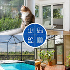 MAGZO High Density Window Screen Replacement Mesh Roll, 37.4in × 16.4ft High - Image 5
