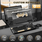 YUNZII B98 PRO QMK/VIA Wireless Mechanical Gaming Keyboard, 96% Layout - Image 4