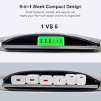 USB C Fast Charger 100W GaN 6 Port Type USB C Charging Station Hub Block Wall - Image 7