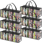 Lifewit DVD Storage Bags, Front Window Zipper Design, Stackable Media Organizer by Lifewit