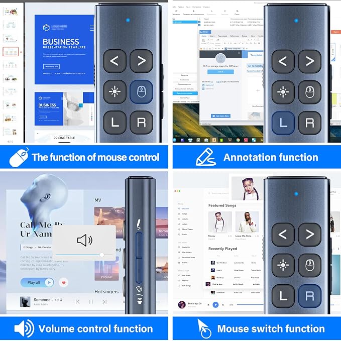 Presentation Clicker with Air Mouse - Image 6