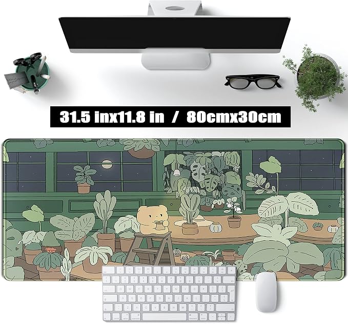 Kawaii Bear XL Gaming Mouse Pad & Desk Mat - Image 2