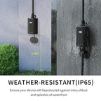 Minoston Outdoor Smart Plug, WiFi Outlet, IP65 Weatherproof, Compatible - Image 3