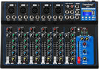Depusheng HT7 Bluetooth Portable Audio Mixer w/USB DJ Sound Mixing Console MP3 by Depusheng