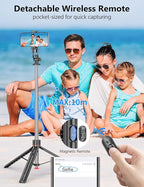 70'' Automatic Tripod, Extendable Selfie Stick Phone - Image 5