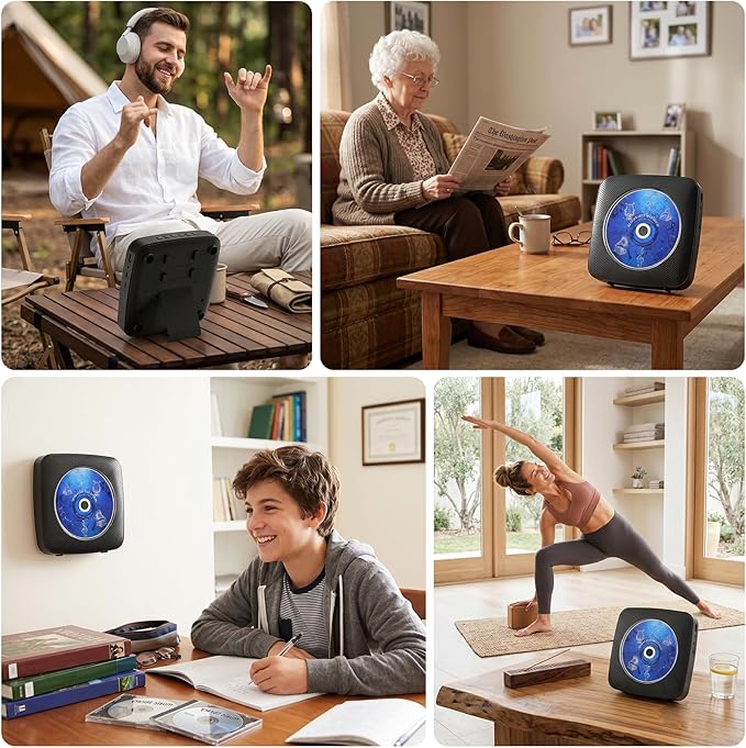 Gueray Portable CD Player Bluetooth: CD Players - Image 9