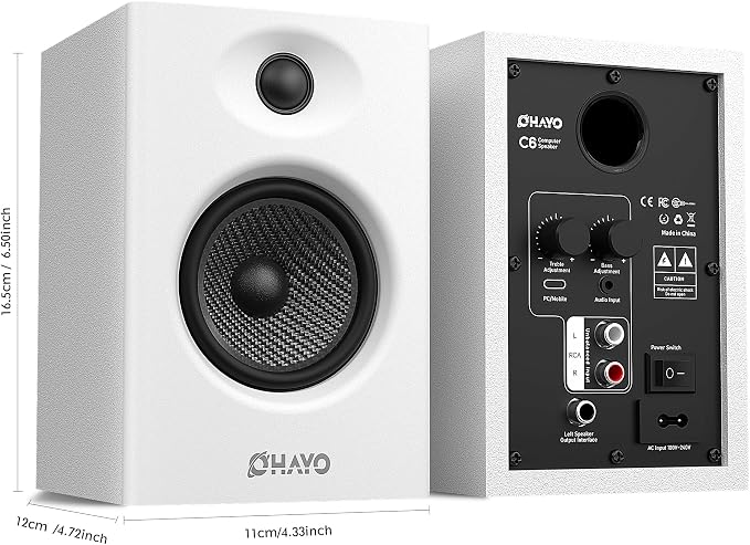 OHAYO 60W Computer Speakers for Gaming and Music, Active Bluetooth 5.3 - Image 2
