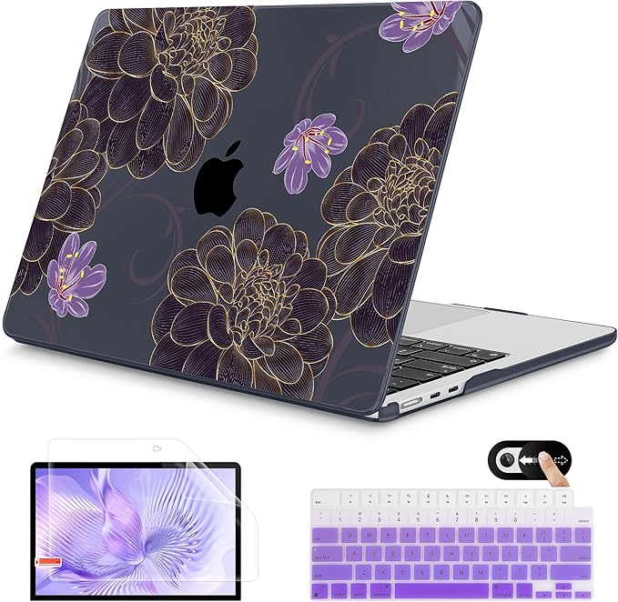 Mektron for 2025 M4 MacBook Air 13.6 Inch A3240 Case Fits 2023 A2681 M2 2024 by Mektron