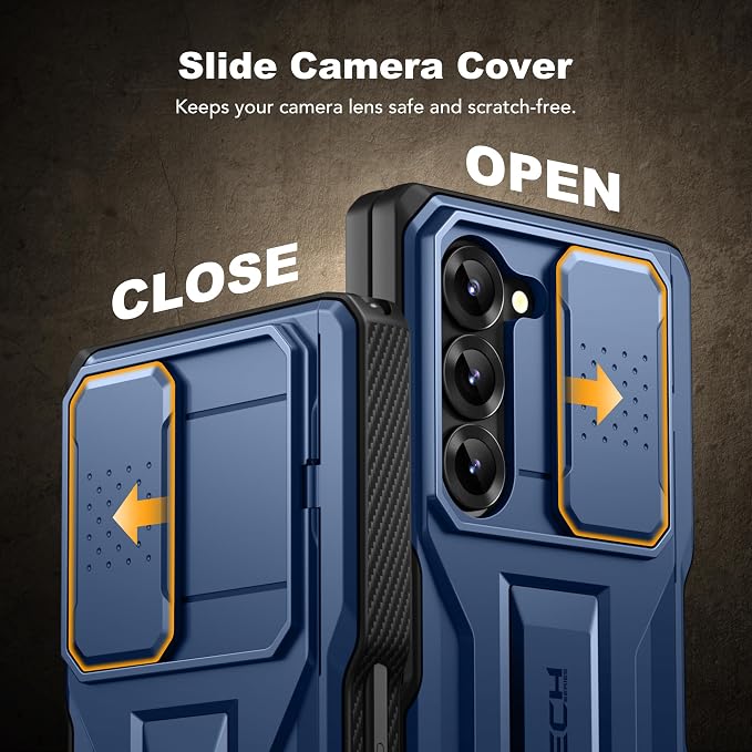 TONGATE for Z Fold 6 Case, Full-Body Military Drop Phone Case for Samsung - Image 5