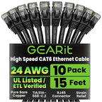 GEARit Cat 6 Ethernet Cable Pack by GEARit