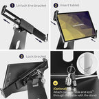 Volcora Anti-Theft Tablet Stand iPad Security Holder - Image 5