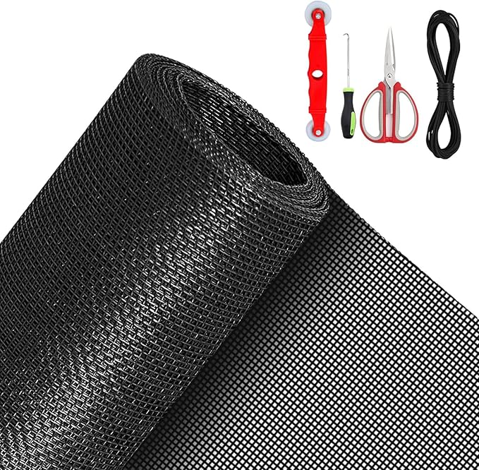 QWR Pet Proof Window Screen Replacement Kit, Patio and Windows. by Unknown
