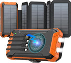 GOODaaa Power Bank Wireless Charger 36800mAh Solar Charger by GOODaaa