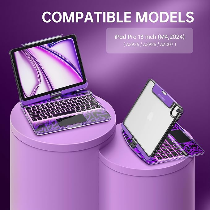 GUSGU Transparent Case with Wireless Keyboard only - Image 2