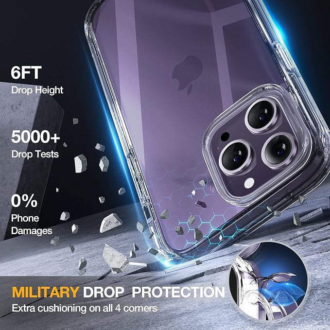 Miracase Glass Series Designed for iPhone 14 Pro Max Case 6.7 Inch, Upgrade - Image 4