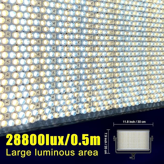 GVM 1300D RGB LED Video Light, 65W Video Lighting Kit - Image 2