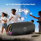 Portable Loud Bluetooth Speaker, 60W Large Subwoofer Wireless Bluetooth 5.3 - Image 4
