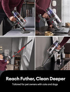 Ultenic Cordless Vacuum Cleaner, 550W/50Kpa, 60Mins Runtime, 180°Bendable Wand - Image 10