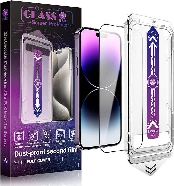 2 Pack Screen Protector Tempered Glass by SHANG+PIN+JIA