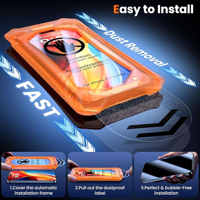 UniqueMe for iPhone 14 Plus/13 Pro Max Screen Protector - Image 2
