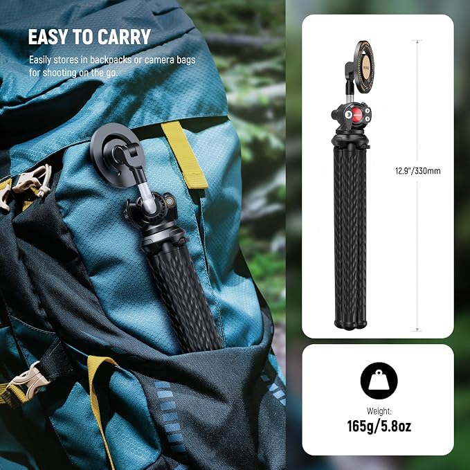 NEEWER Magnetic Flexible Phone Tripod Compatible - Image 7